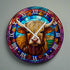 BooBoo Highland Cow Suncatcher Effect Clock